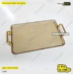 1 Pcs Acrylic Handle Serving Tray