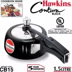 1.5 liter hawkings Contura pressure cooker black