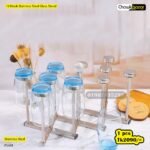 10 Hook Stainless Steel Glass Stand