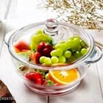 1000ML Casserole Glass Serving Bowl With Top LID - Image 2