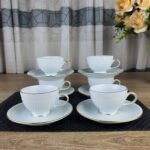 12 Pcs Ceramic Cup & Saucer Set - Image 2