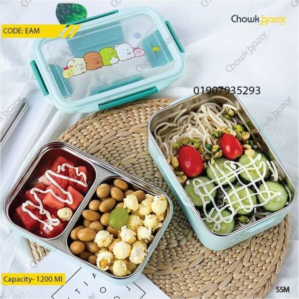1200ml 2 layer Lunch Box SELB T2329 - Image 2