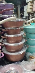 Dessini granite coated cooking set 10 pcs- COCOS - Image 2