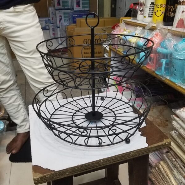 2 Layer metal fruit stand- FKFB - Image 2