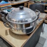 2-Tier Aluminum double Steamer - Image 3