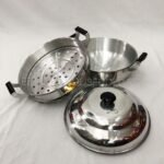 2-Tier Aluminum double Steamer - Image 2