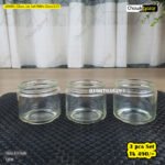 200ML Glass Jar Set With Glass LID