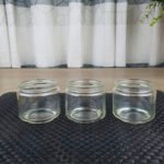 200ML Glass Jar Set With Glass LID - Image 2