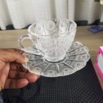 6pcs Crystal cup set Flower Digine - Image 2