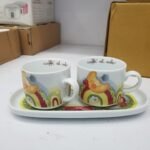 3pcs Ceramic Mug With Tray (BRE) - Image 2