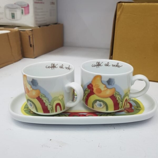 3pcs Ceramic Mug With Tray (BRE) - Image 2