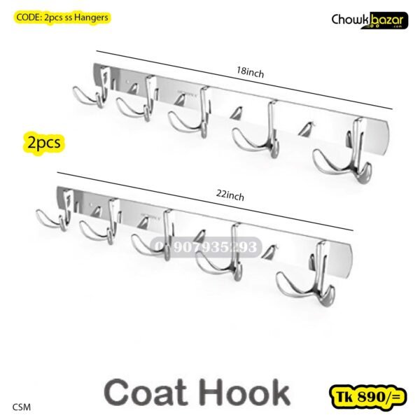 2pcs ss Hangers - Image 1