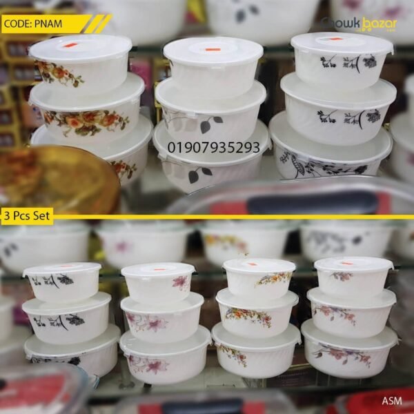 3 Pcs Bati set Pyrex - Image 1