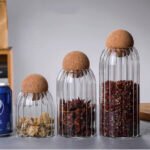 3 Pcs Glass Jar Set