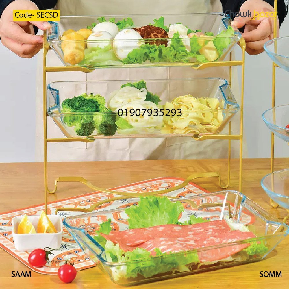 3-Pcs-oven-proof-food-serving-stand-SECSD.jpg layer oven proof food serving stand- SECSD - Image 1