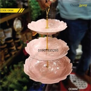 3 Tier Multifunctional ceramic Stand for Desserts, Cupcakes, Fruits, Breads