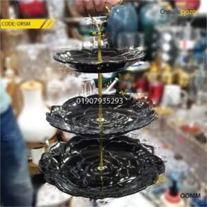 3 Tier Multifunctional ceramic Stand for Desserts, Cupcakes, Fruits, Breads