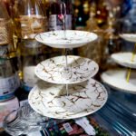 3 layer Round Ceramic Cake Dish - Image 2
