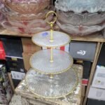 3 Layer Glass Cake Dish - Image 2