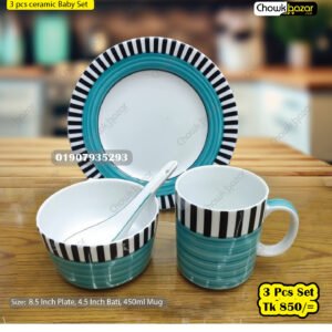 3 pcs ceramic Baby Set