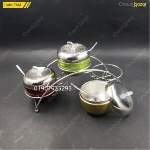 3 pcs spice apple jar set