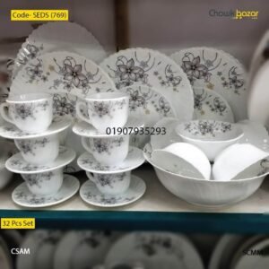 32 Pcs Pyrex dinner set- SEDS (769)