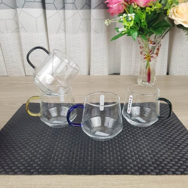 4 Pcs Borosilicate Glass Coffee Mug - Image 2