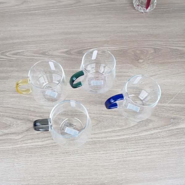 4 Pcs Borosilicate Glass Coffee Mug - Image 3