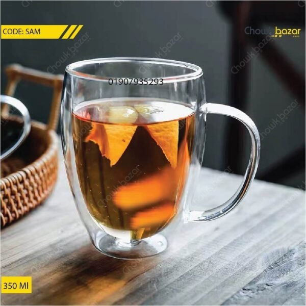 350 ML Double Tea and coffe mug - Image 1