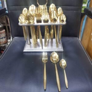 36 pcs cutlery set golden
