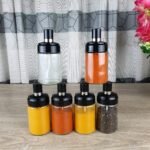 3 Pcs Airtight Glass Jar Set With Spoon - Image 3
