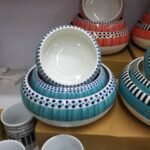 3pcs Ceramic Bati Set Blue - Image 2