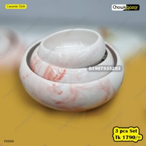 3pcs Ceramic Dish