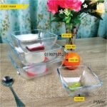 4Pcs oven proof bati set with plastic lid - Image 2