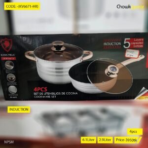 4 pcs Kaisa villa Cookware set(KV6671-HR)
