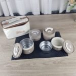 4 pcs Stainless Steel Lunch Box With Bag - Image 3
