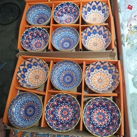 6pcs Multicolor dessert bati