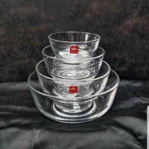 4 Pcs Curry glass bowl set