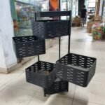 5 Tier Stainless Steel Kitchen Vegetable Storage Rack & Torlly - Image 2