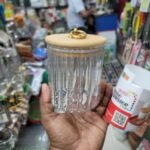 550ML Glass Jar Wooden lid - Image 2