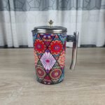 Indian steel water jug print 01