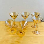 6 Pcs Golden Juicer Glass Set - Image 2