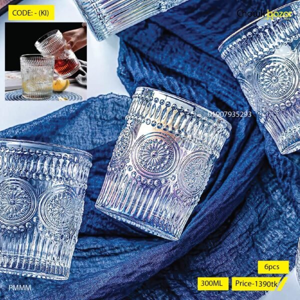 6 Pcs sort  Glass(KI) - Image 1