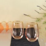 6 Pcs Pink Crystal Tumblers Water Glass Set - Image 4