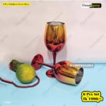 6 Pcs Rainbow Juice Glass