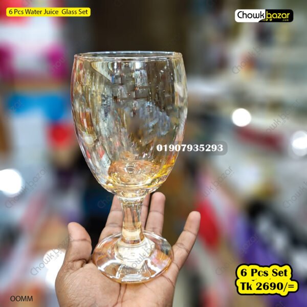6 Pcs Water Juice Glass Set  - Image 1