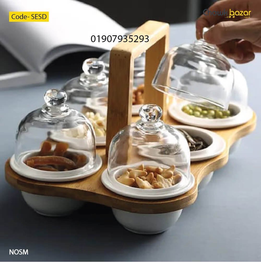 6-Pcs-serving-bowl-set-with-wooden-stand-SESD.jpg 6 Pcs serving bowl set with wooden stand- SESD - Image 1
