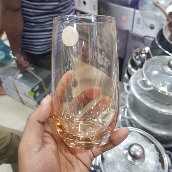 6 pcs Golden Juice Glass 390ML - Image 2