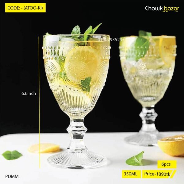 6 pcs glass(ATOO-kI) - Image 1