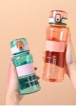 650ml Frosted Plastic Water Bottle - Image 2